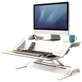 Fellowes SitStand Workstation Lotus White