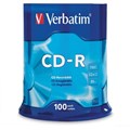 Verbatim 94554 CDR 52X 700MB  80min Spindle 100