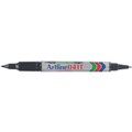 Artline 041T Permanent Dual Nib Marker Black