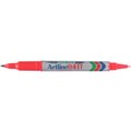 Artline Marker 041T Permanent Bullet 100Mm04Mm Dual Nib Red DISCONTINUED