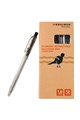 Bibbulmun Retractable Ballpoint Economy Pen Medium  Black Pack of 121048421