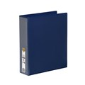 Marbig 5422001B Insert Binder A4 2 DRing 50mm PP Blue