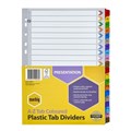 Marbig 35024F Dividers AZ Tab A4 Reinforced MultiColoured