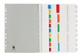 Marbig Dividers 35026 Plastic Insertable A4 Grey 10 Tab discontinued