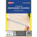 Avery 5111081 Print  Apply Label Dividers 5 Tabs A4 Clear