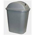 Cleanlink 12069 Dust Bin with Lid 24 Ltr Grey