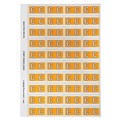 Avery 44503 C Side Tab Colour Coding Labels Yellow Pack 240