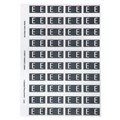 Avery 44505 E Side Tab Colour Coding Labels Grey Pack 240