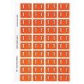 Avery 44520 T Side Tab Colour Coding Labels Orange Pack 240