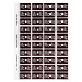 Avery 44527 Mc Side Tab Colour Coding Labels Brown Pack 240