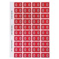 Avery 44528 0 Side Tab Colour Coding Labels Red Pack 240