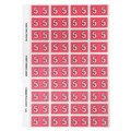 Avery 44533 5 Side Tab Colour Coding Labels Pink Pack 240
