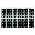 Avery 43307 G Side Tab Colour Coding Labels Dark Green Pack 180