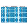 Avery 43308 H Side Tab Colour Coding Labels Blue Pack 180