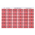 Avery 43313 M Side Tab Colour Coding Labels Pink Pack 180
