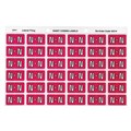 Avery 43314 N Side Tab Colour Coding Labels Magenta Pack 180