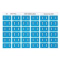 Avery 43320 T Side Tab Colour Coding Labels Blue Pack 180