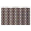 Avery 43323 W Side Tab Colour Coding Labels Brown Pack 180