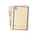 Avery 86524 Spiral Spring Action File Buff with Blue Print Foolscap Box 25