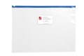 Marbig 9008001 Clear Case  A4 335 x 245mm Blue Zip