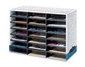 Fellowes Literature Sorter 421003 21 Compartment Grey DISCONTINUED