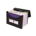 Marbig 90022 Expanding File With Storage Box Black