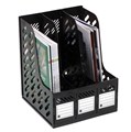 Marbig 864100 Magazine Racks 3 Section Black