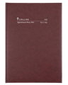 Diary Collins 140P78 Appointment A4 1 Day To A Page Burgundy 2025