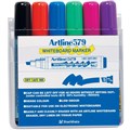Artline 579 Whiteboard Marker Chisel Assorted Wallet 6