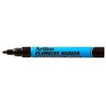 Artline Plumbers Permanent Marker Bullet 10mm Black Box 12