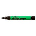 Artline Exterior Permanent Marker Bullet 15mm Black Box 12