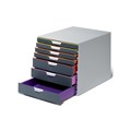Durable Storage 760727 Varicolor 7 Drawer GreyAssorted