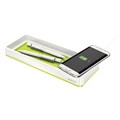 Leitz 49677 Desk Organiser WOW with Charger Green