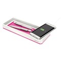 Desk Organiser  Wireless Charger 49675 WOW Pink Subject to Compatibility