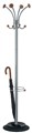 Alba 0322040 Stily Coat Rack Silver and Wood
