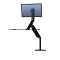 SitStand Workstation Extend Single Black
