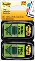 Post It Flags 680SD2 Sign  Date Bright Green Twin Pack