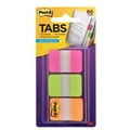 Post It Durable Index Tabs 686PGO 3 Bright Assorted Colours pk66