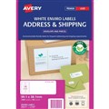 Avery 959121 L7163EV Eco Friendly Address Labels Laser 991 x 381mm 14 Per Sheet Box 100
