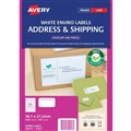 Avery 959123 L7651EV Eco Friendly Address Labels Laser 381 x 212mm 65 Per Sheet Box 100