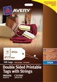 Avery Tags Laser C32300  Tags With Strings 89 X 51Mm 10Sheet 980006 DISCONTINUED