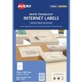 Avery 959400 L7167 Internet Shipping Labels Inkjet 1996 x 2891mm 1 Per Sheet Pack 10