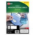 Avery 959231 L6146 No Peel Identification Labels Laser 635 x 339mm 24 Per Sheet Pack 10