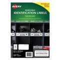 Avery 959207 L4773REV Heavy Duty Removable Labels 635 x 339mm 24 Per Sheet Pack 20