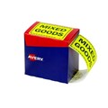 Avery 932614 Mixed Goods Dispenser Labels 996 x 75mm Fluoro Yellow Pack 750