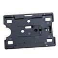Rexel 9801802 ID Security Rigid Card Holder with Adjustable Clip Black
