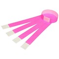Rexel Wrist Bands 9861009 Tyvek Fluoro Pink  Pkt10