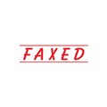 Staedtler 9SEN9062 Shiny Stamp PreInked Faxed Red