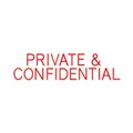 Staedtler 9SEN1682 Shiny Stamp PreInked Private  Confidential Red