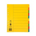 Marbig 37190F Dividers 10 Tab Manilla Extra Wide